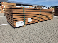 Ca. 56x guyana ipé planken geschaafd, 21x145mm, lengte 245cm - afbeelding 2 van  3