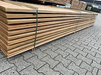 Ca. 56x pakoeli planken geschaafd, 16x190mm, lengte 400cm - afbeelding 2 van  3