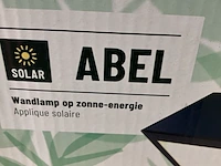 Ca. 56x solar wandlamp op zonne-energie, abel, ip44, zwart/geel - afbeelding 4 van  4