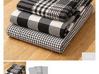 Ca. 576x professionele horeca theedoek, zwart