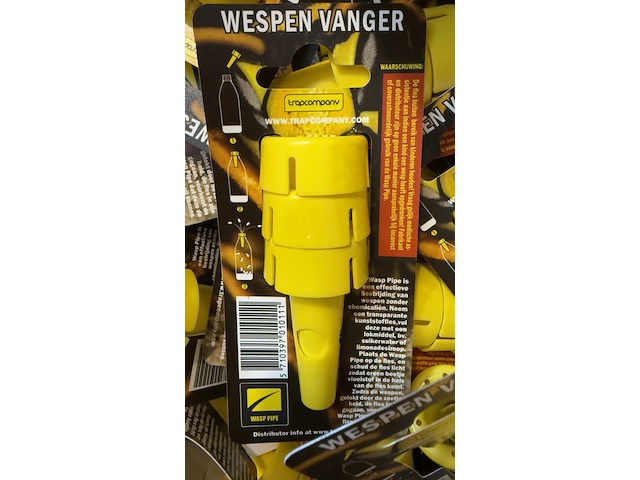 Ca. 576x wespenvanger (wasp pipe), trapcompany, wasp pipe / wespenvanger, geel - afbeelding 3 van  9