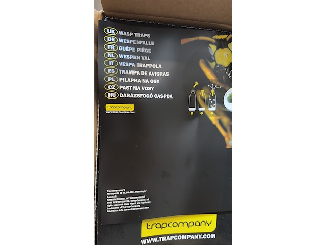 Ca. 576x wespenvanger (wasp pipe), trapcompany, wasp pipe / wespenvanger, geel - afbeelding 5 van  9