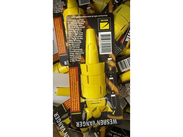 Ca. 576x wespenvanger (wasp pipe), trapcompany, wasp pipe / wespenvanger, geel - afbeelding 6 van  9