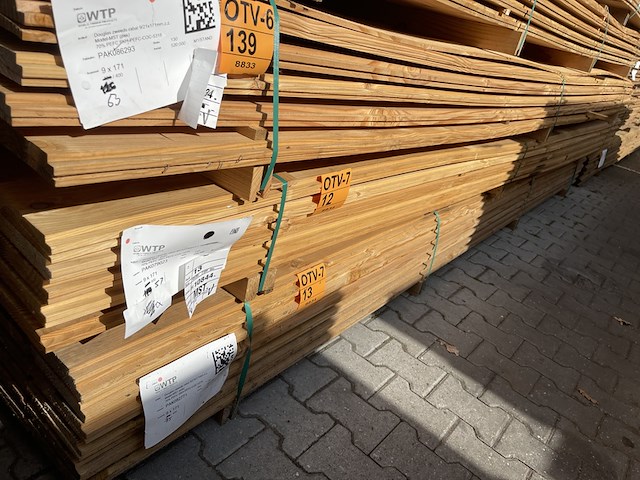 Ca. 57x douglas zweeds rabat, 21x190mm, lengte 400cm - afbeelding 4 van  4