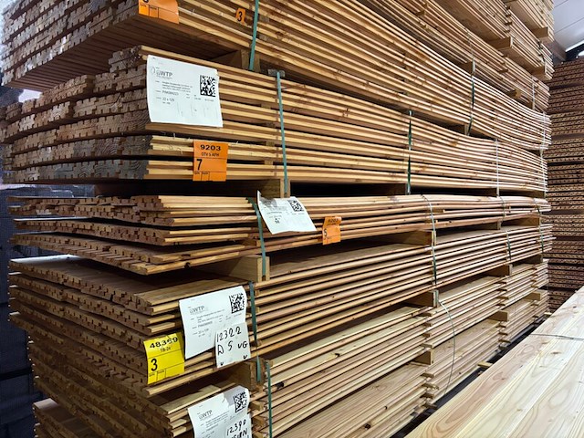 Ca. 58x douglas design- triple- deens profiel, 18x142mm, lengte 400cm - afbeelding 4 van  4