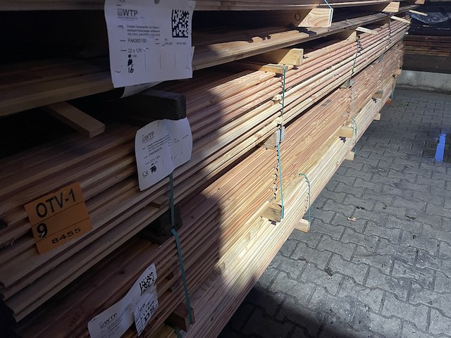 Ca. 58x douglas design- triple- deens profiel, 22x142mm, lengte 500cm - afbeelding 4 van  4