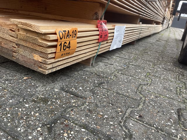 Ca. 58x douglas halfhouts rabat, 18x140mm, lengte 400cm - afbeelding 2 van  3