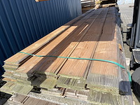 Ca. 59x douglas wisselsponning/halfhoutsrabat, 18x190mm, lengte 400cm - afbeelding 1 van  3