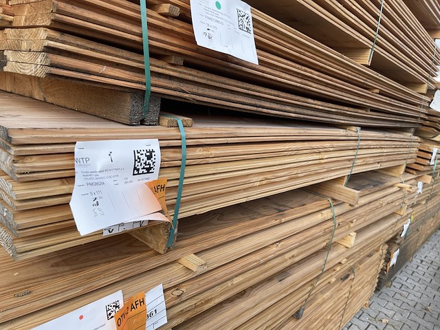 Ca. 59x douglas zweeds rabat, 21x190mm, lengte 300cm - afbeelding 4 van  4