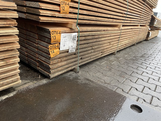 Ca. 59x douglas zweeds rabat, 21x190mm, lengte 400cm - afbeelding 4 van  4