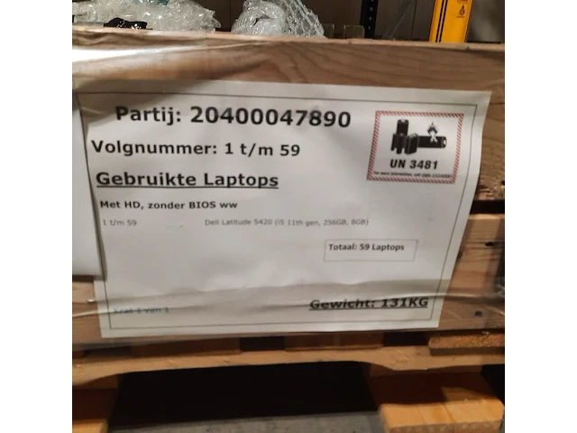 Ca. 59x laptop, dell, latitude 5420 - afbeelding 8 van  8