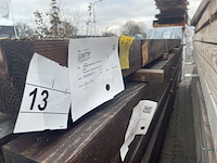 Ca. 5x douglas balken fijnbezaagd, 120x120mm, lengte 500cm - afbeelding 2 van  3