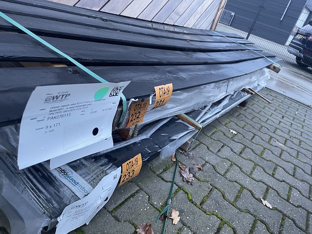 Ca. 5x grenen zweeds rabat, 21x190mm, lengte 400cm - afbeelding 2 van  3