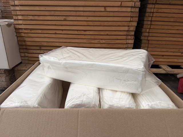 Ca. 6000x tex handdoeken interfold wit smooth 55 gr/m² 42 x 38 cm - afbeelding 1 van  7