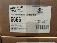 Ca. 600x flacon 62% alcohol hand sanitizer gel e3 with aloë and vitamin e 800 ml, health guard - afbeelding 6 van  6