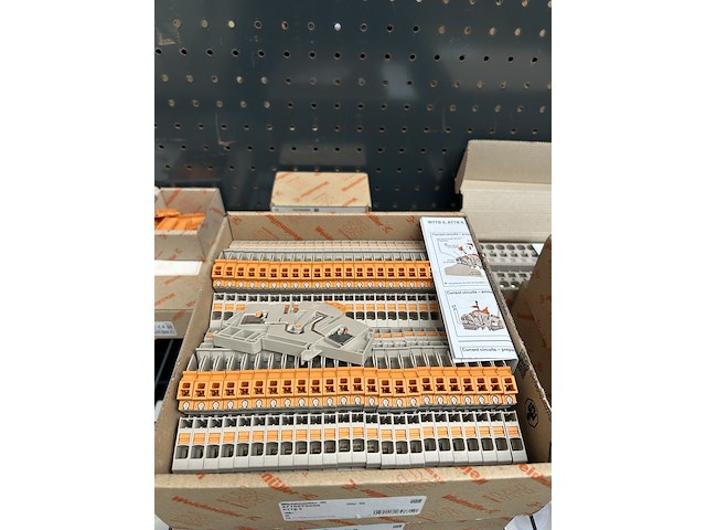 Ca. 600x installatiemateriaal w.o. scheidingsrijgklem, weidmüller, 2147483647 - afbeelding 5 van  9