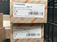 Ca. 600x installatiemateriaal w.o. scheidingsrijgklem, weidmüller, 2147483647 - afbeelding 7 van  9