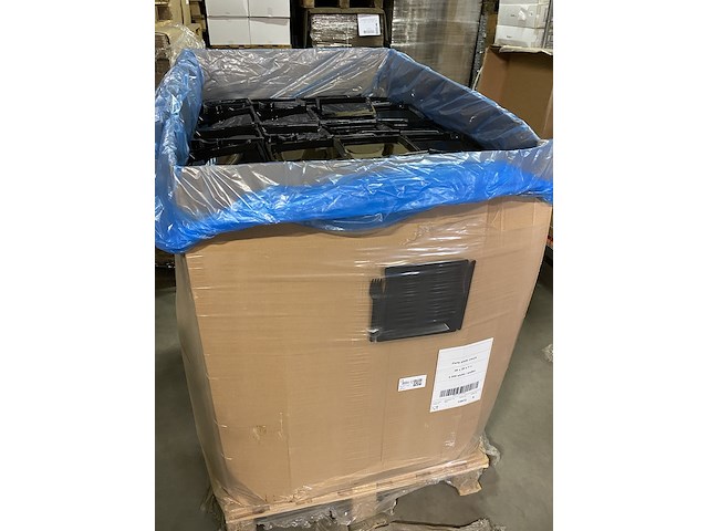 Ca. 600x luxe party evenementborden met bestek, zwart - afbeelding 1 van  4