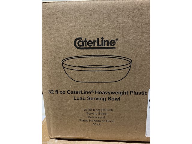 Ca. 600x luxe serveerschalen, wit - afbeelding 3 van  4