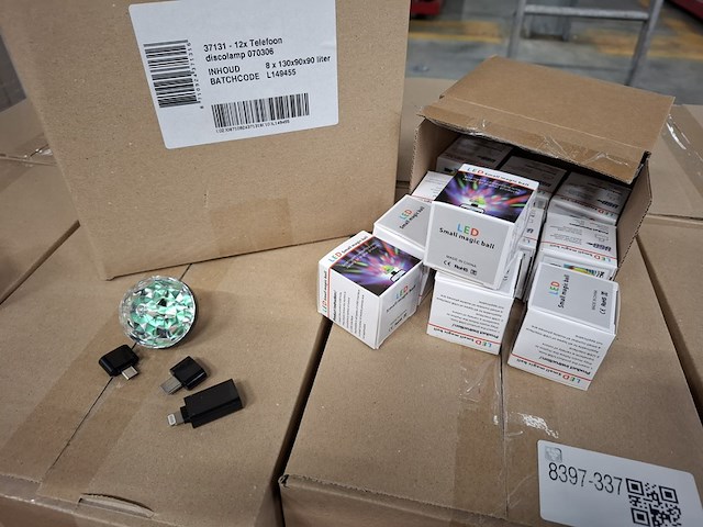 Ca 600x telefoon discolamp - afbeelding 1 van  3