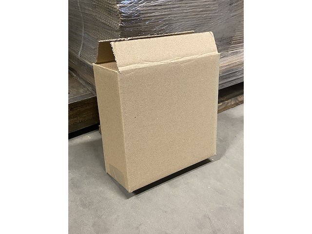 Ca. 600x verzenddozen 20x8x20cm, bruin - afbeelding 2 van  2