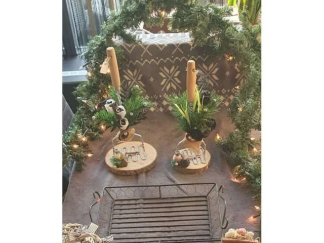 Ca. 605x decoratie en kerst artikelen - afbeelding 12 van  44