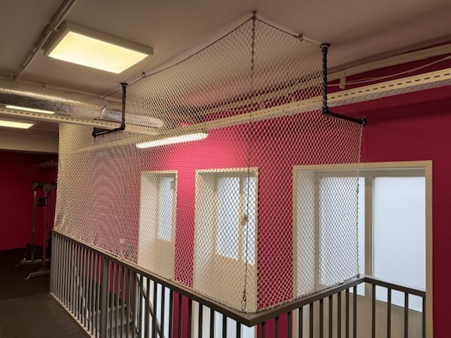 Ca. 60m2 afscheidingsnet, wit - afbeelding 2 van  5