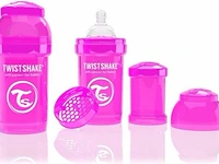 Ca. 60x anti-colic babyfles, twisthake, groen / roze - afbeelding 3 van  3