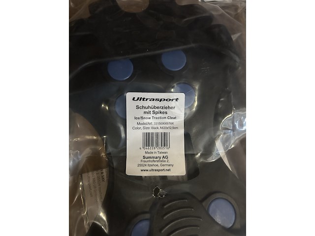 Ca. 60x antislip overschoenen met spikes ultrasport - afbeelding 4 van  4