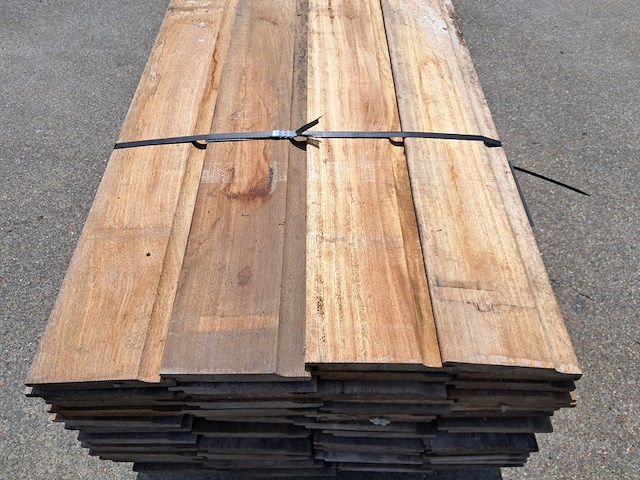 Ca. 60x bankirai hard hout, rabat, old stock - afbeelding 4 van  4