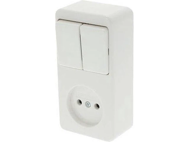 Ca. 60x berker opbouw combinatie, berker, polarwit - afbeelding 1 van  2