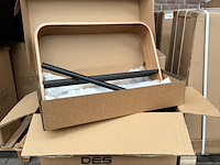 Ca. 60x design kledingrek, kapstok ca. 60x35x11 kos design, dark - afbeelding 1 van  6