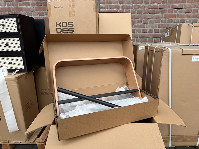 Ca. 60x design kledingrek, kapstok ca. 60x35x11 kos design, dark - afbeelding 2 van  6