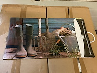 Ca. 60x deurmat tuingereedschap 75 cm x 45 cm - afbeelding 1 van  5