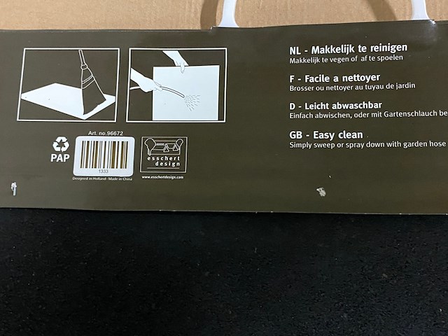 Ca. 60x deurmat tuingereedschap 75 cm x 45 cm - afbeelding 4 van  5