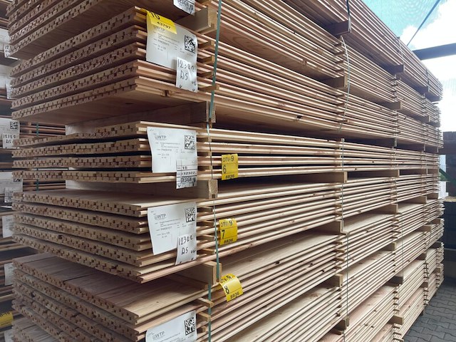 Ca. 60x douglas design- triple- deens profiel, 18x142mm, lengte 500cm - afbeelding 4 van  4