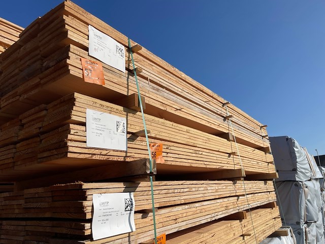 Ca. 60x douglas planken fijnbezaagd, 18x200mm, lengte 300cm - afbeelding 4 van  4