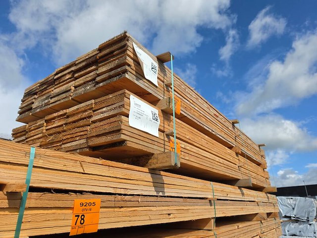 Ca. 60x douglas planken fijnbezaagd, 18x200mm, lengte 300cm - afbeelding 4 van  4