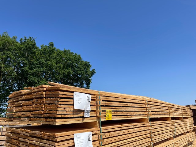 Ca. 60x douglas planken fijnbezaagd, 18x200mm, lengte 500cm - afbeelding 4 van  4