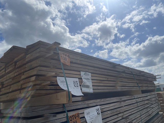 Ca. 60x douglas planken fijnbezaagd, 22x200mm, lengte 300cm - afbeelding 4 van  4