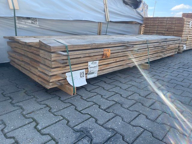 Ca. 60x douglas planken fijnbezaagd, 22x200mm, lengte 300cm - afbeelding 4 van  4