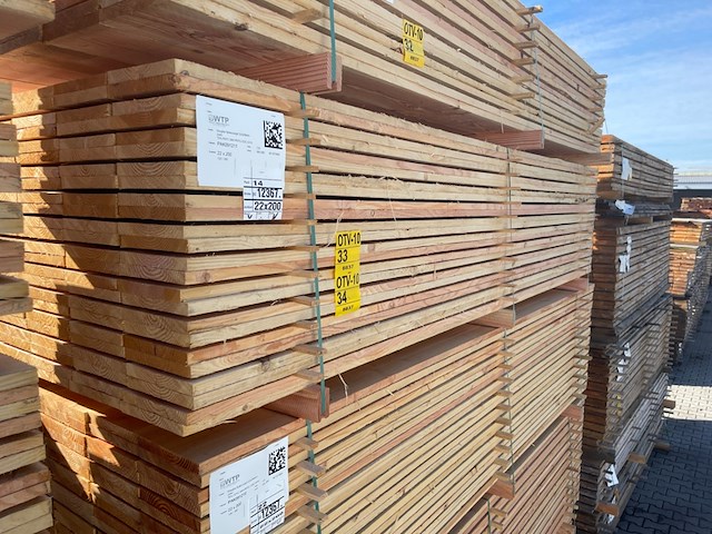 Ca. 60x douglas planken fijnbezaagd, 22x200mm, lengte 300cm - afbeelding 4 van  4