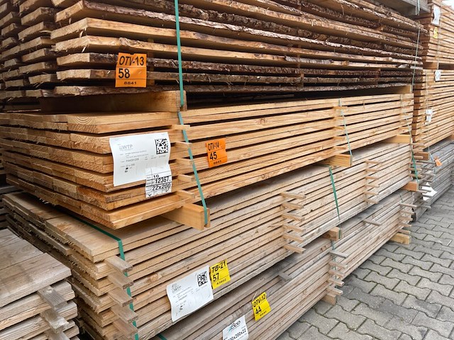 Ca. 60x douglas planken fijnbezaagd, 22x200mm, lengte 300cm - afbeelding 4 van  4