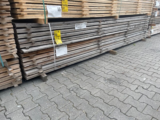 Ca. 60x douglas planken fijnbezaagd, 22x200mm, lengte 400cm - afbeelding 4 van  4
