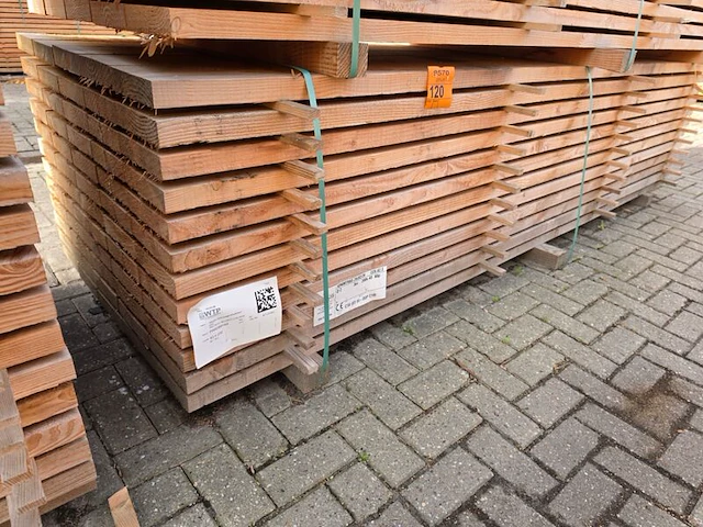 Ca. 60x douglas planken fijnbezaagd, 43x200mm, lengte 300cm - afbeelding 4 van  4