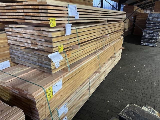 Ca. 60x douglas vlonderplanken, 25x140mm, lengte 400cm - afbeelding 4 van  4