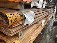 Ca. 60x douglas wisselsponning, 18x190mm, lengte 400cm - afbeelding 2 van  3