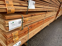 Ca. 60x douglas wisselsponning/halfhoutsrabat, 18x190mm, lengte 400cm - afbeelding 4 van  4