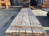 Ca. 60x douglas wisselsponning/halfhoutsrabat, 18x190mm, lengte 500cm