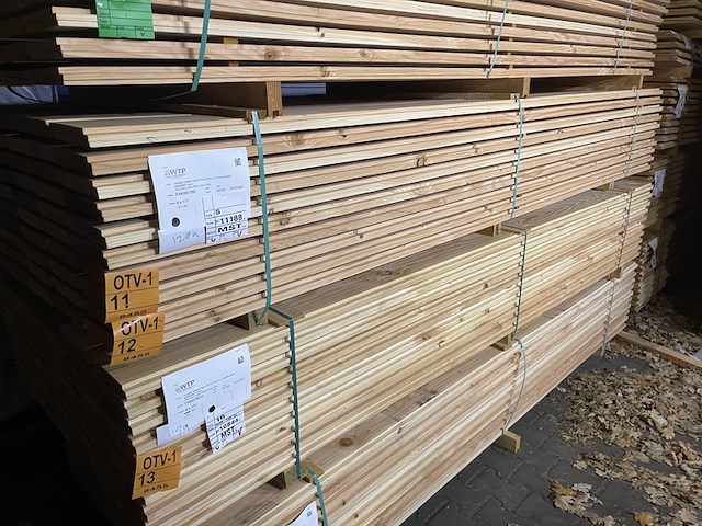 Ca. 60x douglas zweeds rabat, 21x190mm, lengte 300cm - afbeelding 4 van  4